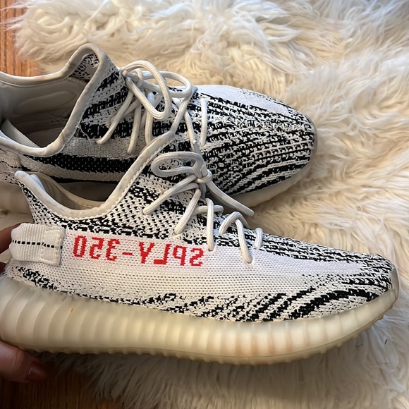 Yeezy Other - Yeezy zebra men’s size 7
